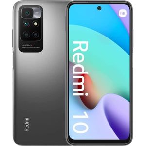 Xiaomi Redmi 10 16,5 cm (6.5"") Dual SIM Android 11 4G USB Type-C 4 GB 64 GB 5000 mAh Koolstof, Grijs