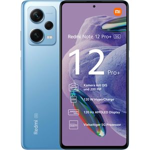 Xiaomi Redmi Note 12 Pro+ (256 GB, Hemelsblauw, 6.67", Dubbele SIM, 5G), Smartphone, Blauw