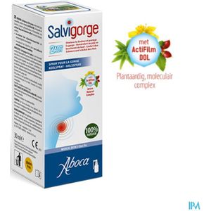 Salvigorge 2Act - Keelspray - Eucalyptus - Pepermunt - 100ml