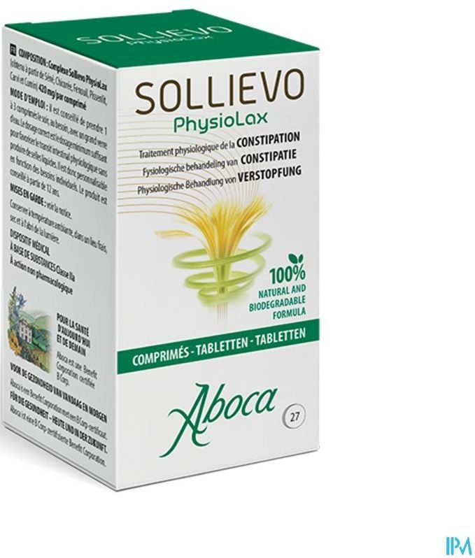 Aboca - Sollievo Physiolax - Laxeermiddelen - 27 Tabletten