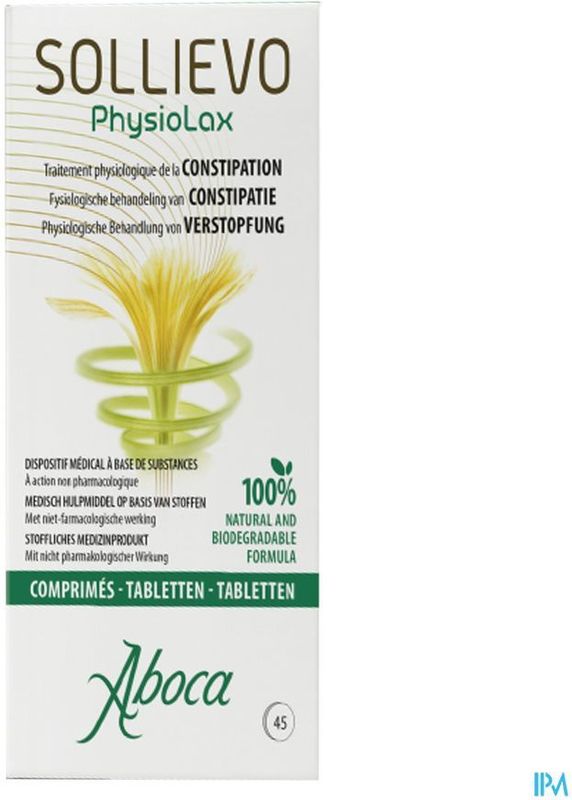 Aboca - Sollievo Physiolax - Tabletten - 45 Stuks