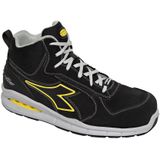 Diadora - Run Net Airbox Mid S3 SRC - Werkschoenen - Zwart - Suede