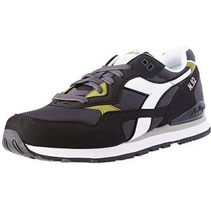 Diadora - Sneakers N.92 voor mannen en vrouwen, Black Phantom, 42 EU, Zwart fantoom, 42 EU