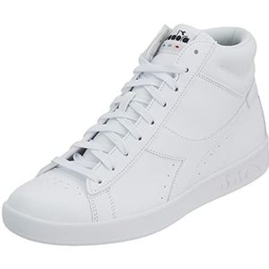 Diadora Torneo High gymschoenen, uniseks, voor volwassenen, wit, zwart, wit, 38.5 EU