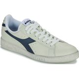 Diadora Game Low Waxed Sneakers Leer Heren Wit