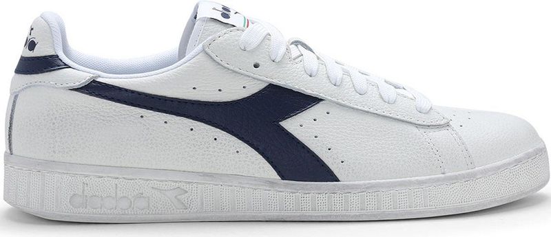 Diadora Game Low Waxed Sneakers Leer Heren Wit