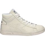 Diadora - Game High Waxed - Hoge Sneakers - Wit - Leren