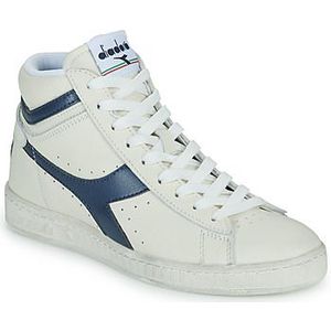 Diadora Unisex Game L High Waxed Bianco Blu Mar Caspio-Schoenmaat 42