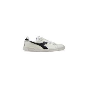 Diadora Men Game L Low Waxed White Black-Schoenmaat 43