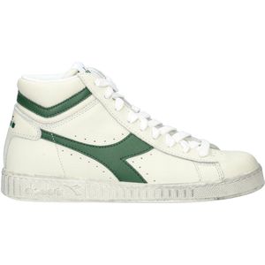 Diadora GAME L LOW WAXED gymschoenen, uniseks, Wit/Groen