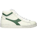 Diadora - Game L High - Hoge Sneakers - Zwart - Volnerfleer - Antislip Zool