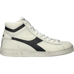 Diadora - Game High Waxed - Hoge Sneakers - Wit - Leer