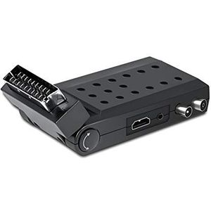 DIPROGRESS DPT202SB Digitale Terrestrische scart Stick DVB-T2 H265/HEVC Main 10 met universele afstandsbediening voor tv