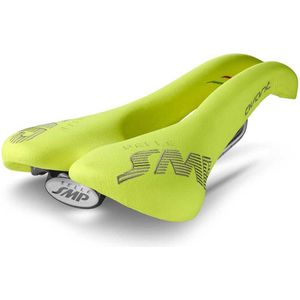 SMP - Carbon Avant - Fietszadel - Neongeel - Dikke Bekleding - Trekking, Srtada, MTB, Triathlon