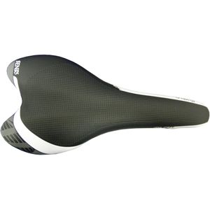 Selle SMP - Hybride Zadel - Mat Zwart - Aisi 304 Roestvrijstalen Rails - Nylon 12