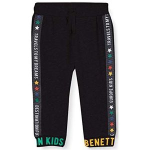 United Colors of Benetton Kinderbroek, Zwart 100, 74 cm