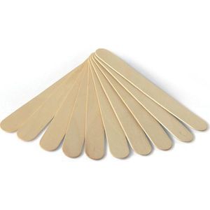 Beauty Box Cosmetics | Waxspatels voor ontharingswax | harsspatels | 100 stuks| tongspatels | 150 x 20 mm