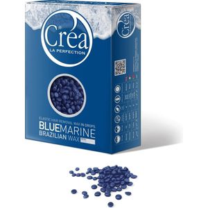 Crea Elastic Brazilian Wax Blue Marine | Wax ontharen | Ontharingswax | Wax parels| Wax beans | Harskorrels | Elastische hars | Ontharingshars | Harsen zonder strips | Film wax | waxen | Hars parels