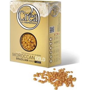 Crea Elastic Brazilian Wax Moroccan Gold | Wax ontharen | Ontharingswax | Wax parels| Wax beans | Harskorrels | Elastische hars | Ontharingshars | Harsen zonder strips | Film wax | waxen | Hars parels