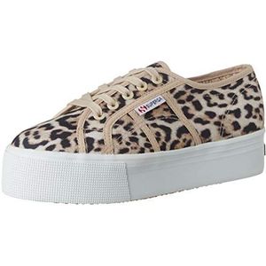 Superga 2790-fantasy COTW, gymnastiekschoenen voor dames, Beige Jaguar A1s