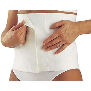 SCUDOTEX riem elastisch katoen band wit hoogte 25 cm maat 2
