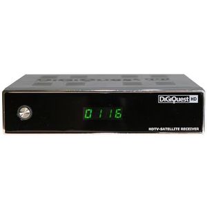 Digiquest Gratis 8312hd Satellietontvanger Gratis Naar (DVB-S2), TV-ontvanger, Zwart