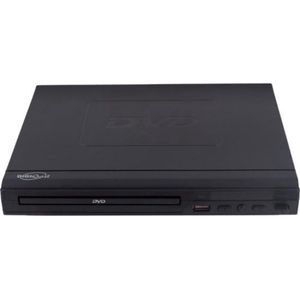 Digiquest - Eenvoudige DVD-Speler - Zwart - DVD- en CD-compatibel