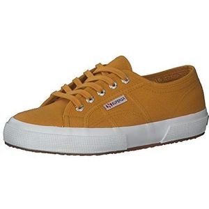 Superga Cotu Classic 2750, lage sneaker voor volwassenen, uniseks, geelgoud W8U, 35 EU