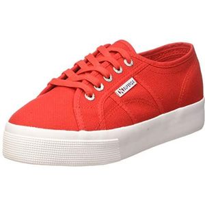 Superga Espadrilles Unisex 2730 katoen rood wit C90 41 EU, rood/wit C90.