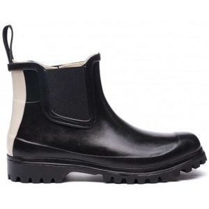 Superga Women 798 Rubber Boots Letter Black-Schoenmaat 36