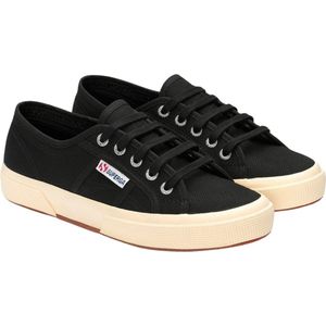 Superga 2750 Cotu Classic - Zwart Sneakers met Witte Zool