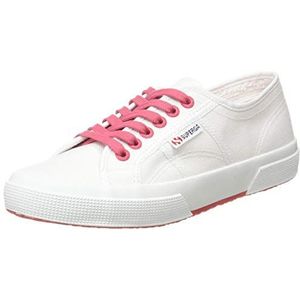 Superga Unisex Kid's 2750-cotcontrastu Gymnastiek Schoenen, Wit Wit Roze Extase A0e, 35 EU