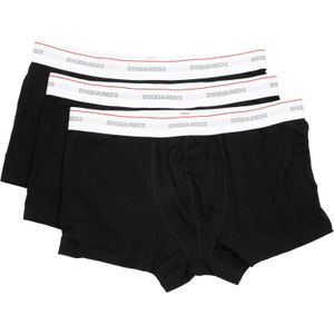 Dsquared2 Logo Boxerset - S , Black , Heren , Maat: M