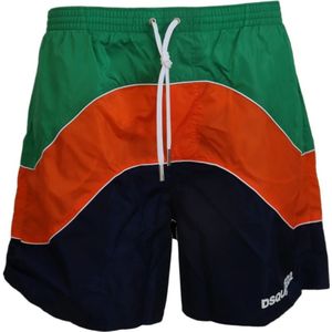 Dsquared2 - Color Block Zwemshorts - Veelkleurig - Nylon