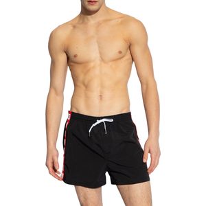 Dsquared2 - Black Sea Boxer Midi - Badkleding - Zwart - Polyester