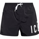 Dsquared 2 - Boxer Midi - Zwart - Polyester - Sneldrogende stof