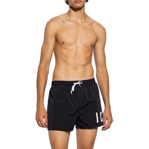Dsquared2 - Boxer Midi - Zwart - Badmode - Polyester