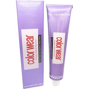 Alfaparf Color Wear Tone on Tone Crème haarkleurtint zonder ammoniak 60ml - 07.35 Medium Golden Mahogany Blonde / Mittelgold Mahagoni Blond