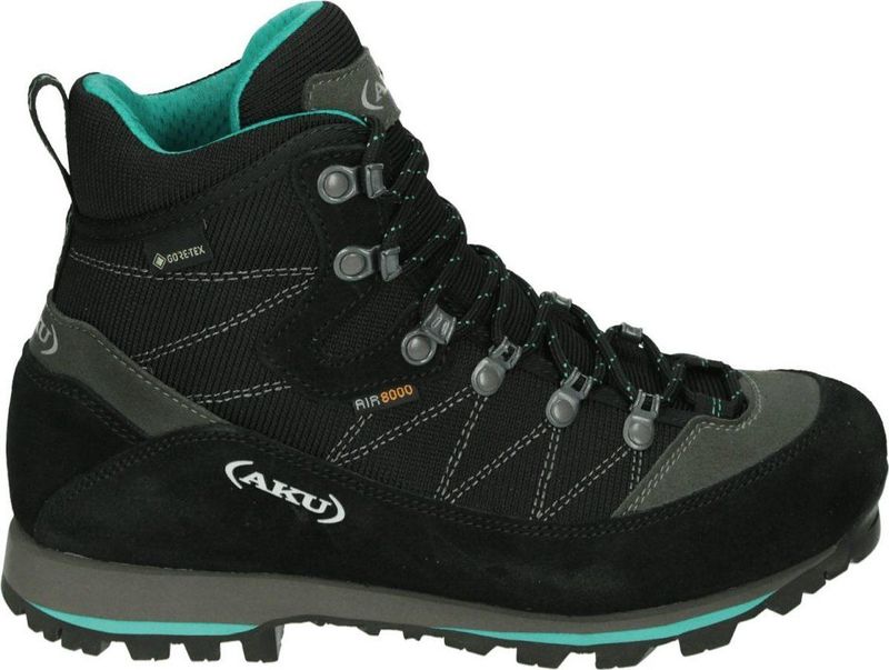 Aku - 978W TREKKER L.3 WIDE - Dames Wandelschoenen - Zwart - Leer en Nubuck