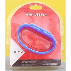 Nilox Chiavetta USB 4GB (USB-stick 2.0, 4 GB, USB 2.0, 3 mm, 15 mm, 50 g) blauw