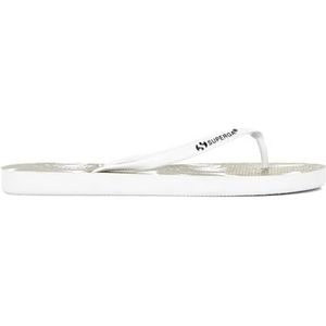 SUPERGA 4121 Fanrbrw Strand- en zwembadschoenen voor dames, meerkleurig palms wit A0B