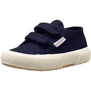 Superga Unisex Kids 2750-cotjstrap Classic Low-Top Trainers Kind, marineblauw, 33 EU