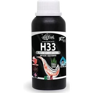 Haquoss H33 Algae Limit extra natuurlijk hulpmiddel voor waterreiniging, 100 ml, blauw