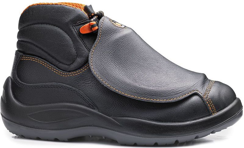 Base - Metatarsal Werkschoen S3 - Zwart - Volnerf Leder - Antistatisch