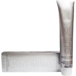 Cover Line Delicate Haarkleuring Permanente Crème 100ml - 08.01 / 8A Light Ash Nat. Blond