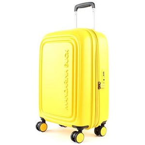 Mandarina Duck Uniseks bagagetas met Duck logo + trolley Exp P10szv34, gele eend, 35x55x23(LxHxB), trolley, Gele eend, Trolley