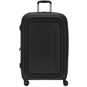 Mandarina Duck Logo + trolley, 49 x 75 x 31 (l x h x b), Zwart, Koffer / trolley