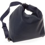 Mandarina Duck - Schoudertas - Dress Blue - 100% Leer - Rugzakfunctie
