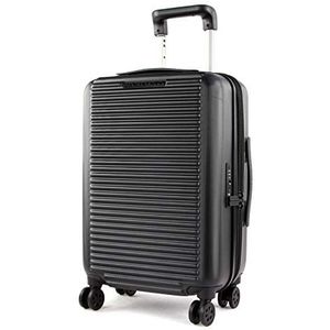 Mandarina Duck Uniseks tankcase trolley Cabin Exp P10FSV21 bagagekoffer, zwart, 35x55x23/26(LxHxW), Koffer en rolkoffer