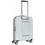 Mandarina Duck Logo-duck suitcases and trolley, eenheidsmaat, Zilveren glitter, 40x55x20(LxHxW), trolley